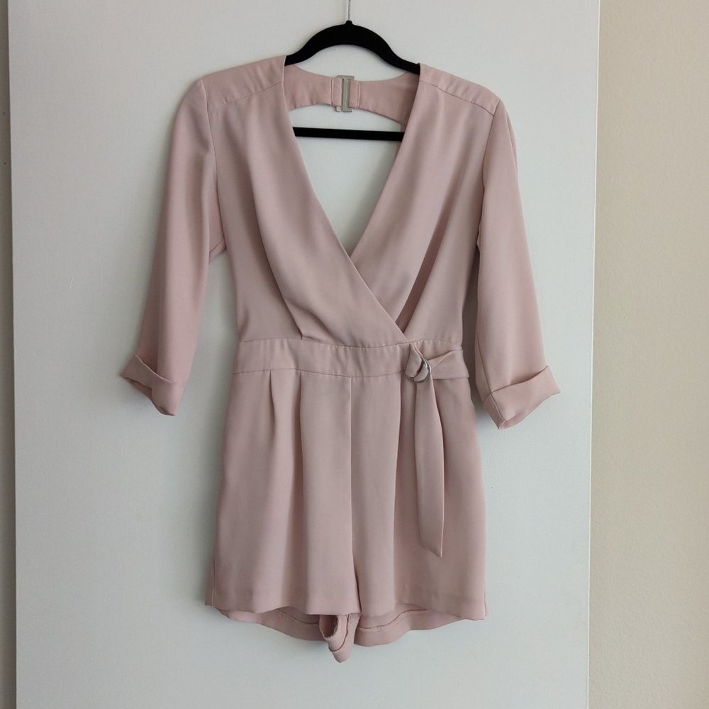 Topshop Dusty pink romper / playsuit